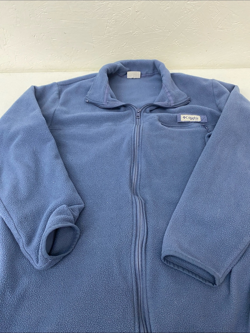 Columbia deep Blue Full-Zip Fleece Jacket men’s large